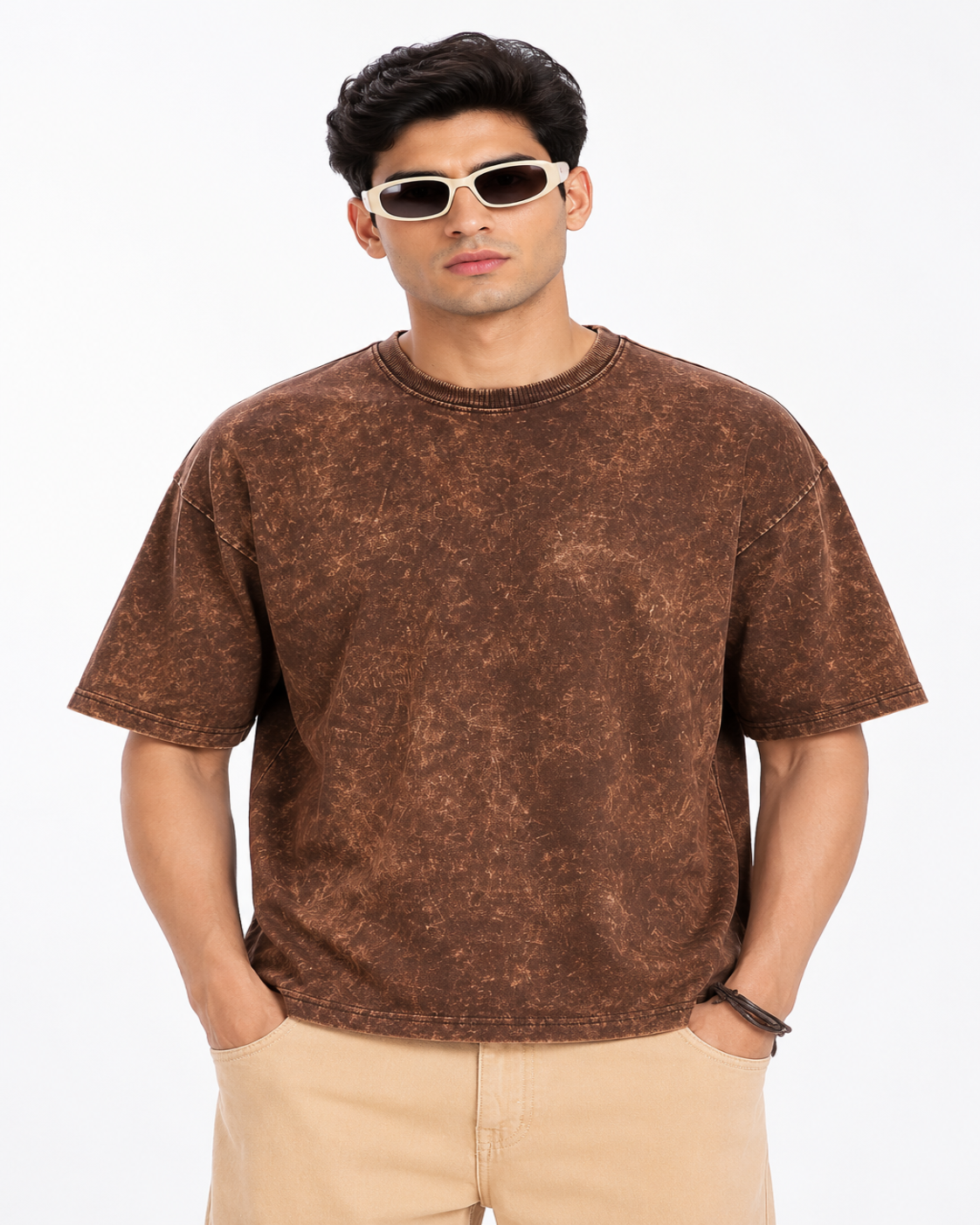 Acidwash Oversized Cotton T-shirt