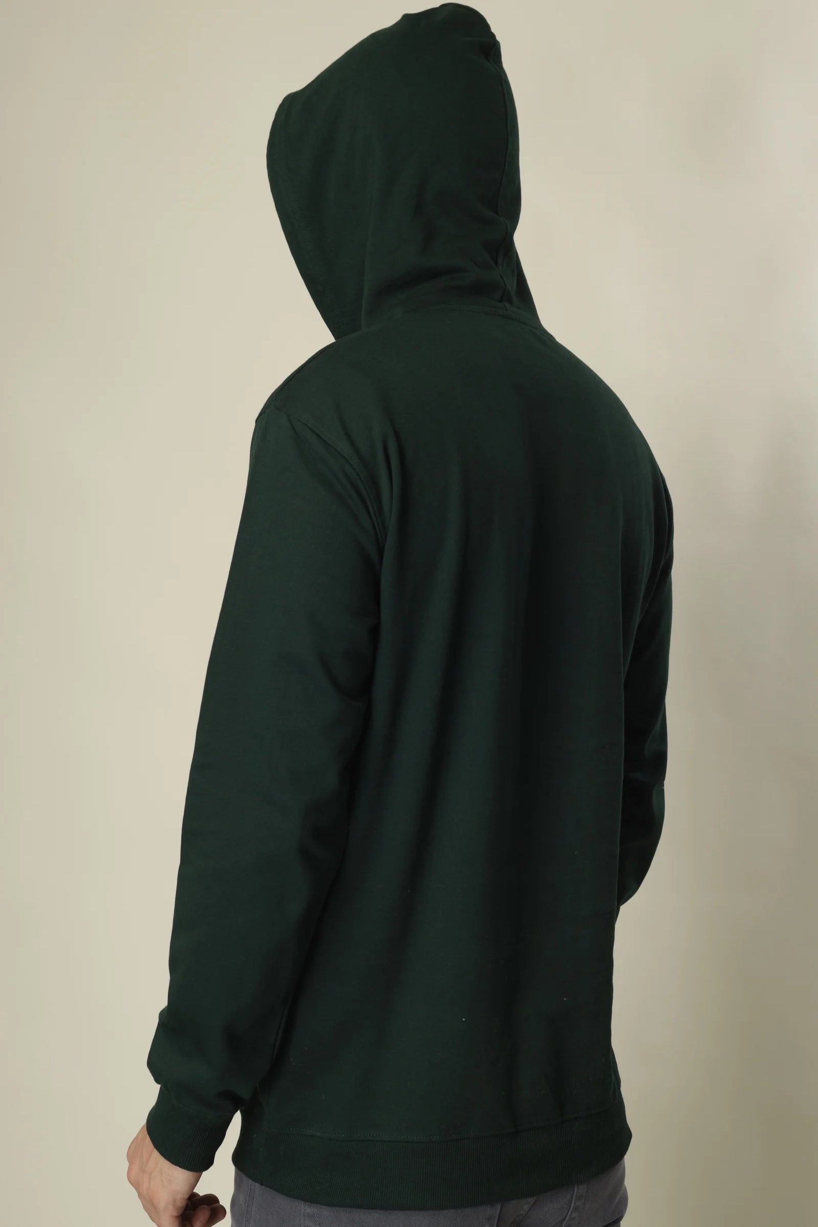 Hoodie Unisex Solid Green
