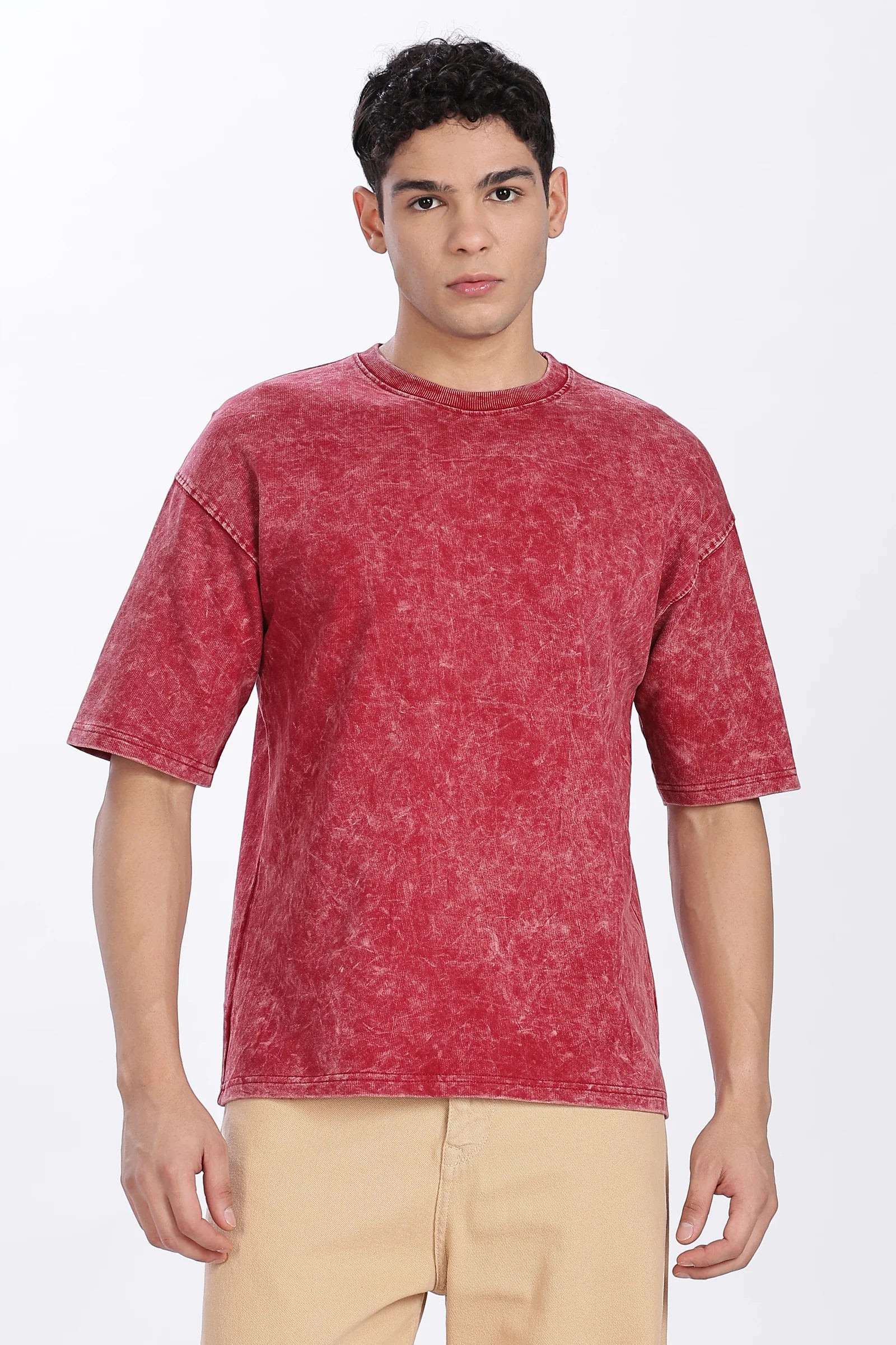 Acidwash Oversized Cotton T-shirt