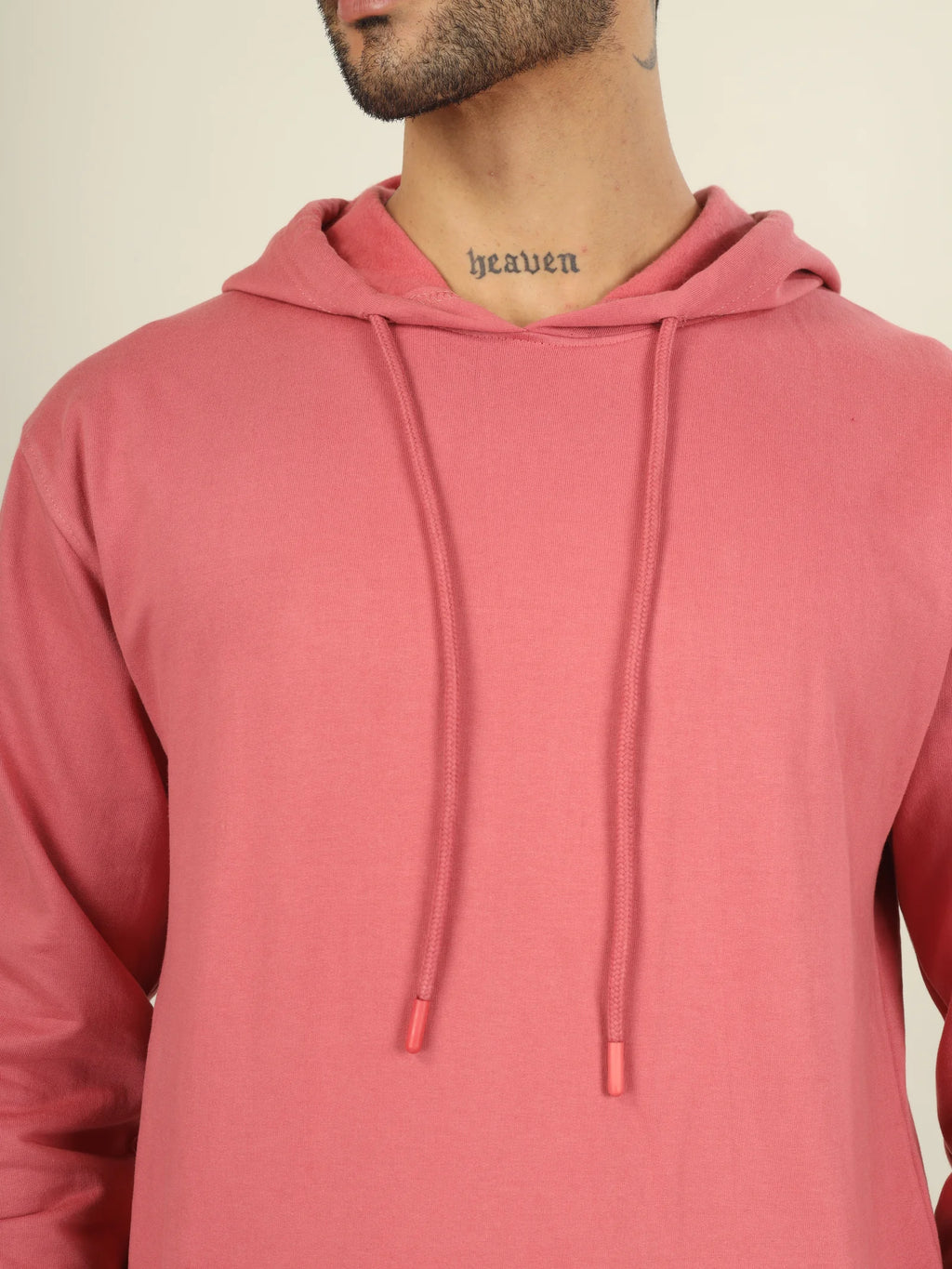 Hoodie Unisex Solid (Pink)